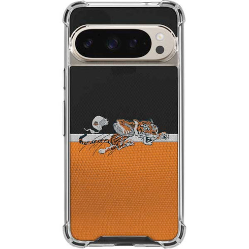 NFL Cincinnati Bengals Vintage Pixel 9/9 Pro Clear Case